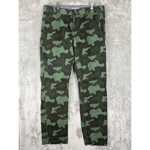 Charles and A Half Camo Cargo Pants Mens 34x31 Cotton Casual Outdoor
